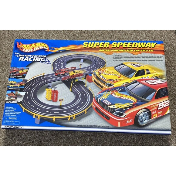 Hot Wheels Slot Car Racing Hot WheelsSuper Speedway, Battery